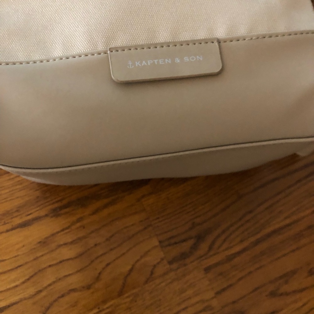Kapten & Son Taupe vegan backpack/purse - Picture 2 of 5
